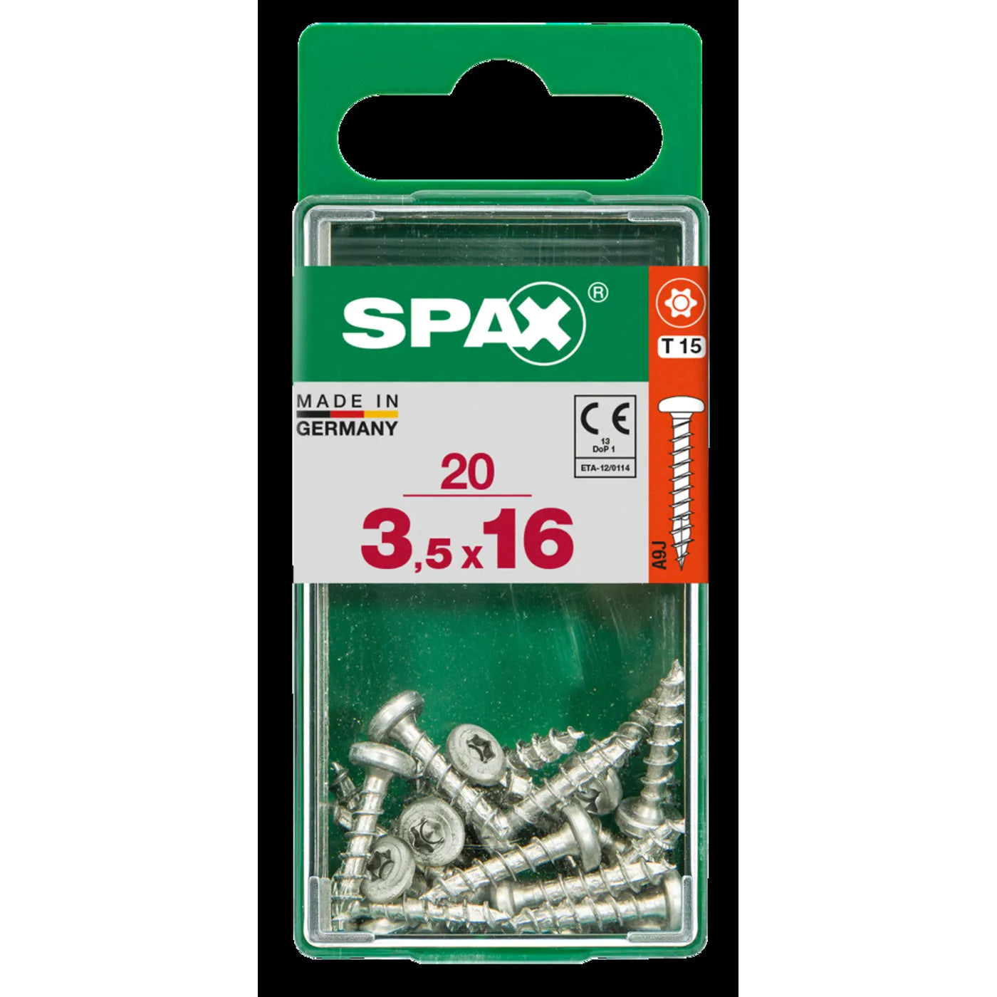 GALVANIZED POZI SCREWS 3.5X16 S 20 PCS