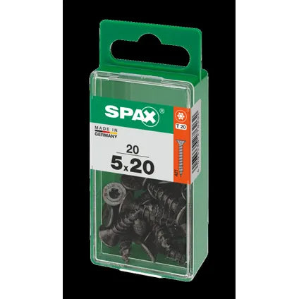 SPAX TSP T-STAR PLUS BLACKS 5X20 S 20 PCS