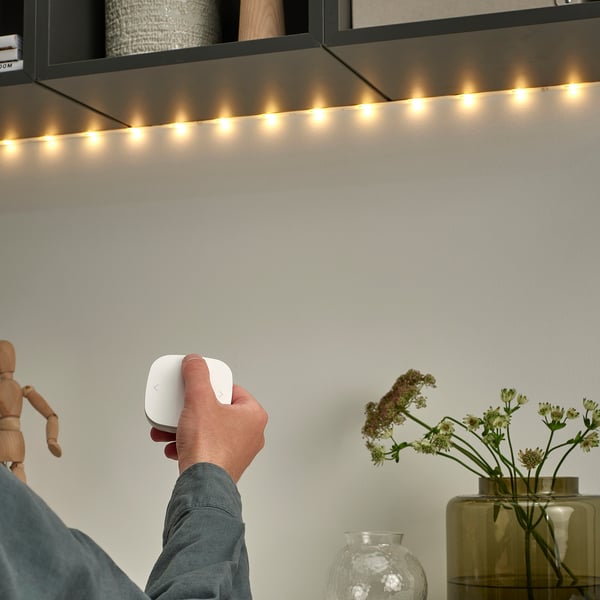 ORMANÄS LED lighting strip, smart wireless dimmable/colour and white spectrum, 4 m