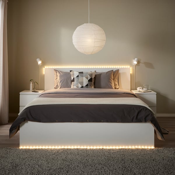 ORMANÄS LED lighting strip, smart wireless dimmable/colour and white spectrum, 4 m