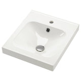 ORRSJÖN wash-basin, white, 42x49 cm