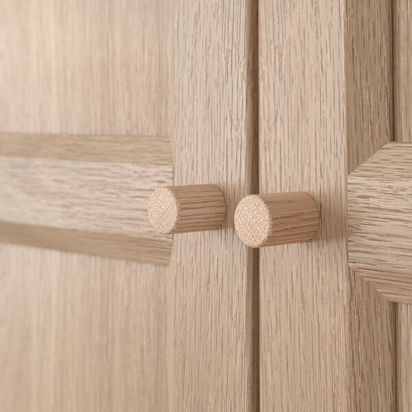 OXBERG - Door, oak effect, 40x192 cm