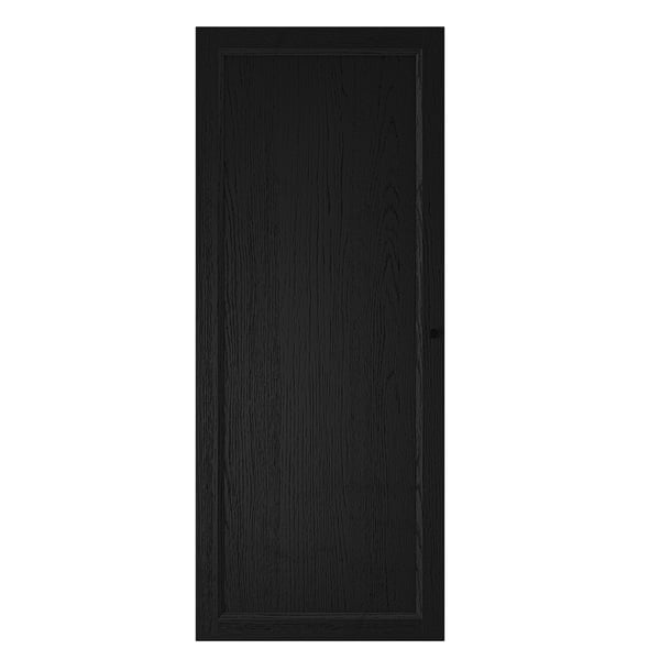 OXBERG door, black oak effect, 40x97 cm
