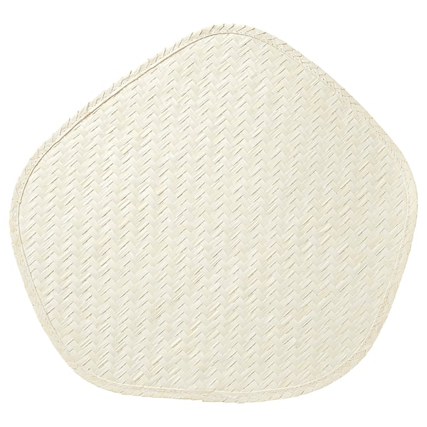 PADDFISK place mat, palm leaf handmade, 37x35 cm