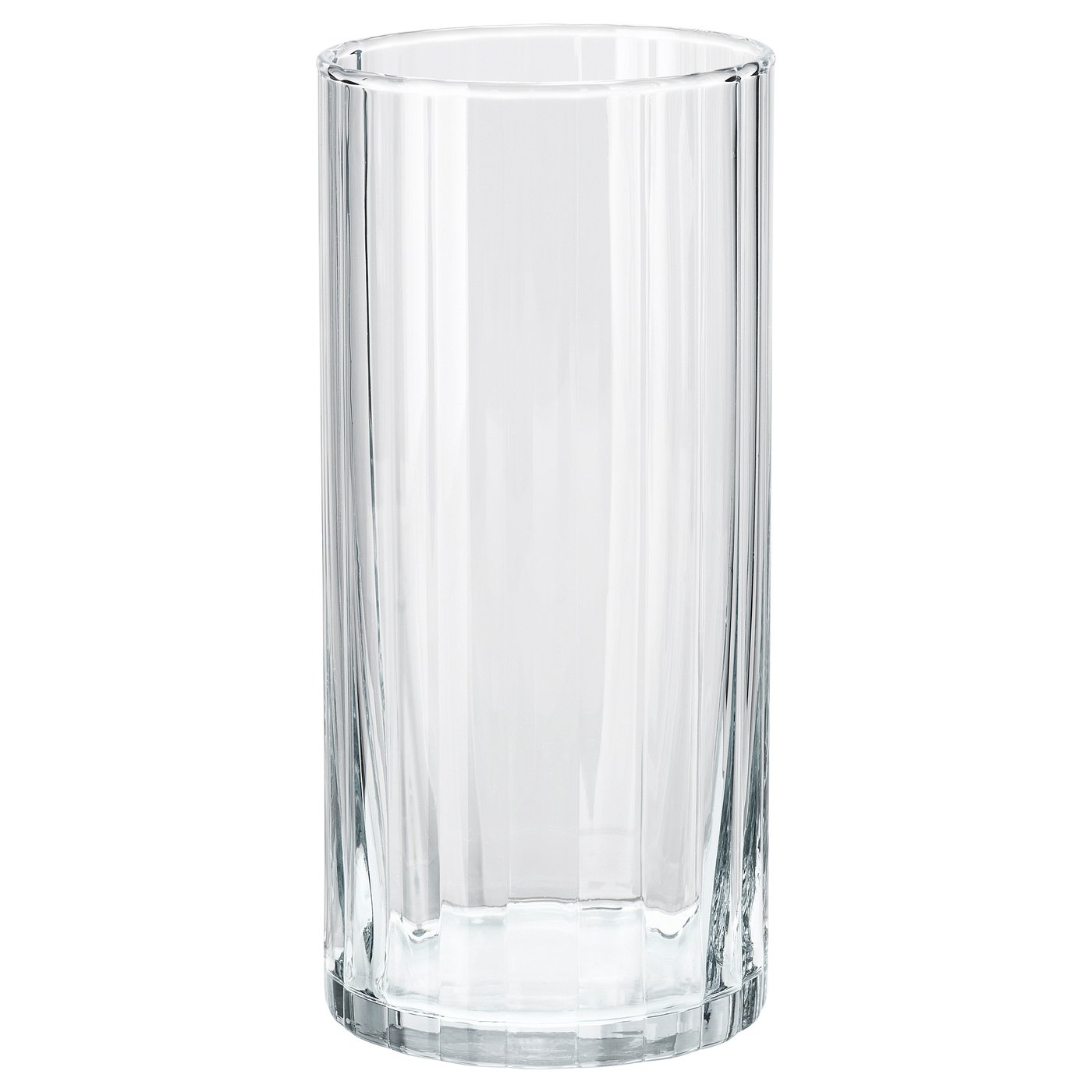 PÄRLGLADA vase, clear glass, 18 cm