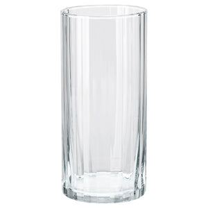 PÄRLGLADA vase, clear glass, 18 cm