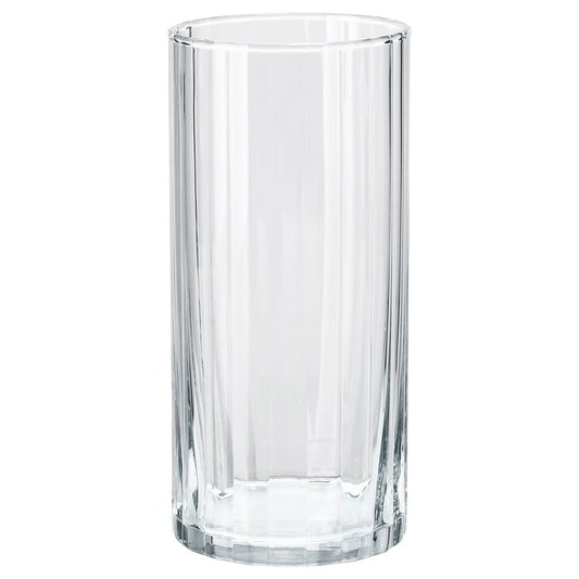 PÄRLGLADA vase, clear glass, 18 cm