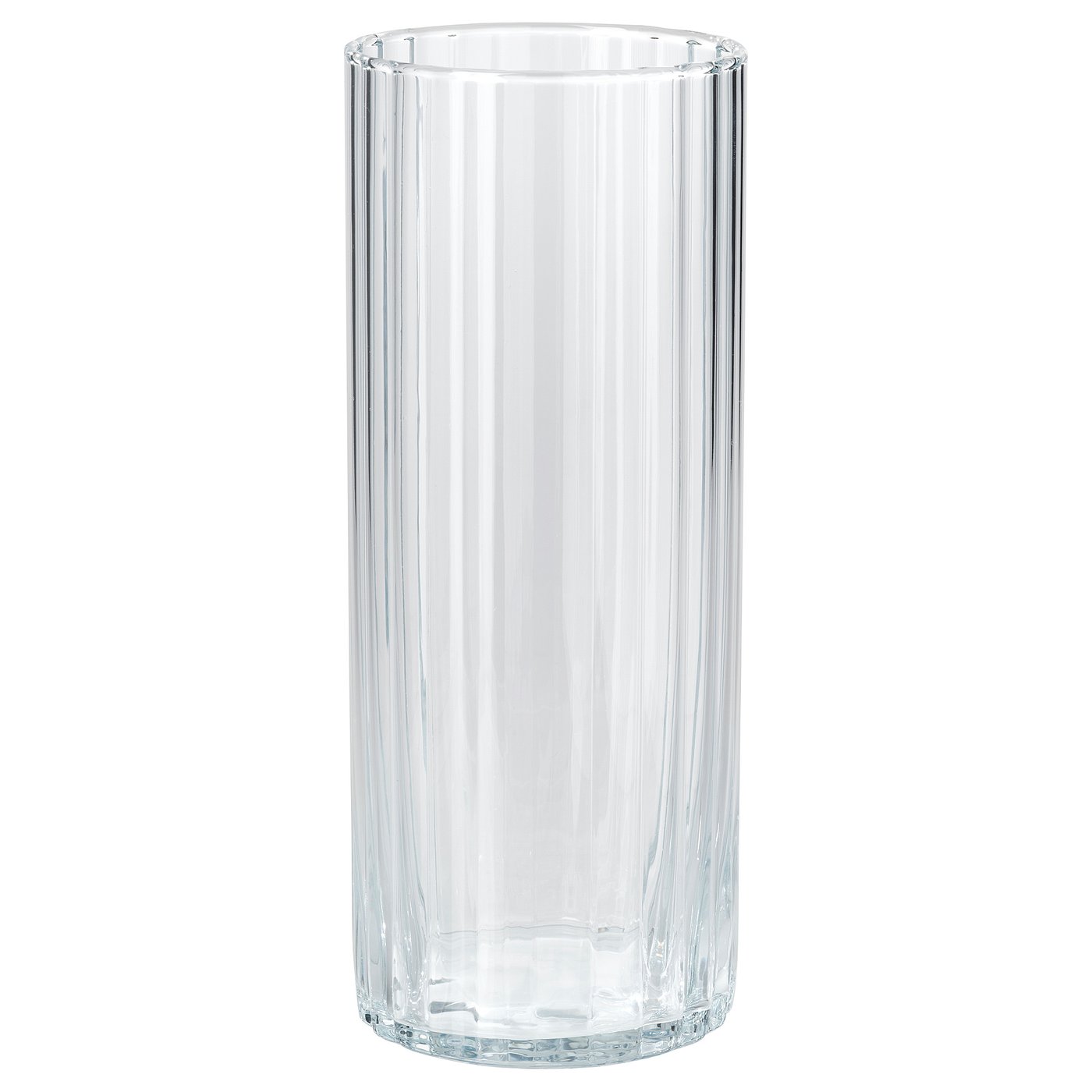 PÄRLGLADA vase, clear glass, 24 cm