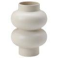 PÄRLHÄGG vase, beige, 22 cm