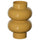 PÄRLHÄGG vase, yellow-beige, 22 cm