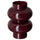 PÄRLHÄGG vase, brown-red, 22 cm