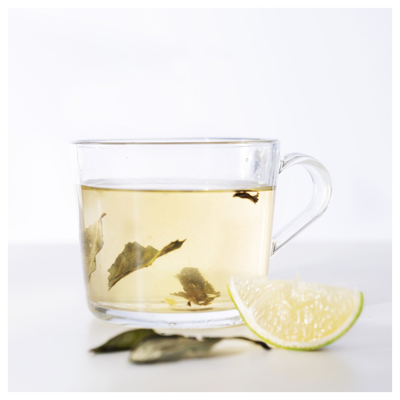 PÄRLHÖNA scented candle in ceramic jar, Bergamot & white tea blue, 40 hr