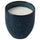 PÄRLHÖNA scented candle in ceramic jar, Bergamot & white tea blue, 40 hr