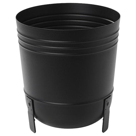 Ikea PÄRLRÖNN - Planter holder, indoor/outdoor/black,24 cm