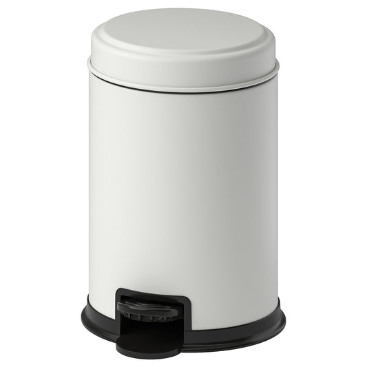 PÄRLSLINKE waste bin, white, 17 cm