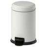 PÄRLSLINKE waste bin, white, 17 cm