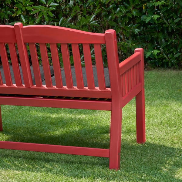 PÄRONHOLMEN - Garden bench with backrest ,