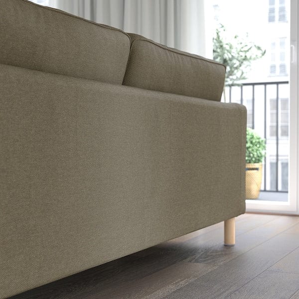 Ikea PÄRUP - 2-seater sofa, Fridtuna grey/brown