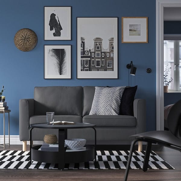 Ikea PÄRUP - 2-seater sofa, Kelinge anthracite