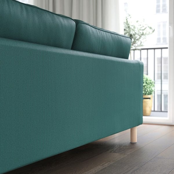 Ikea PÄRUP - 2-seater sofa, Kelinge gray-turquoise