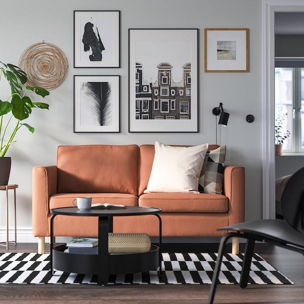 Ikea PÄRUP - 2-seater sofa, Kelinge rust