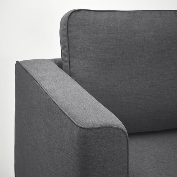 PÄRUP 2-seater sofa - Grey Vissle ,