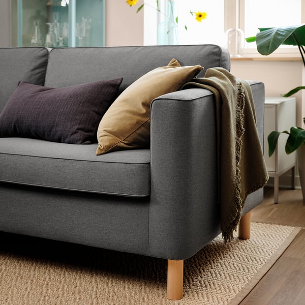 PÄRUP 2-seater sofa - Grey Vissle ,