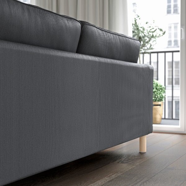 PÄRUP - 3-seater sofa, Kelinge anthracite