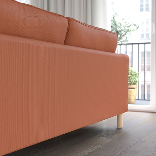 PÄRUP - 3-seater sofa, Kelinge rust
