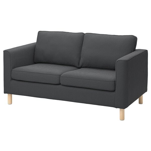 Ikea PÄRUP - 2-seater sofa slipcover, Kelinge anthracite