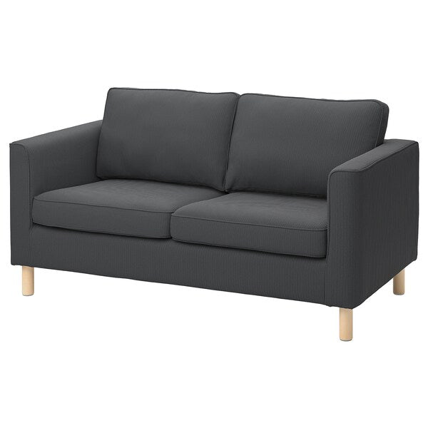 PÄRUP - 2-seater sofa slipcover, Kelinge anthracite