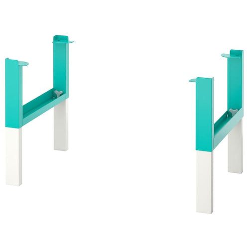 PÅHL underframe for table top, turquoise, 58x7 cm