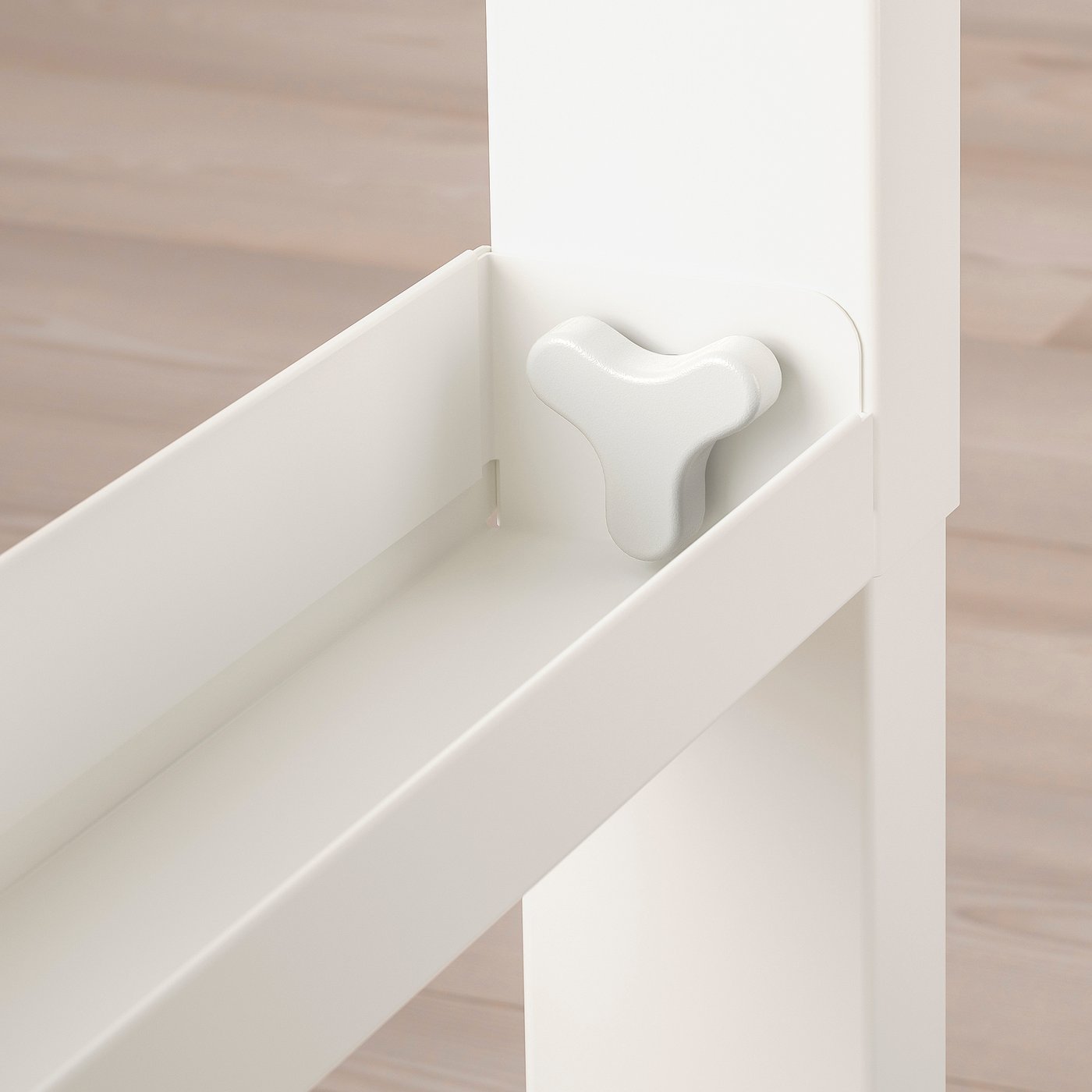 PÅHL desk, height adjustable white, 96x72x58 cm