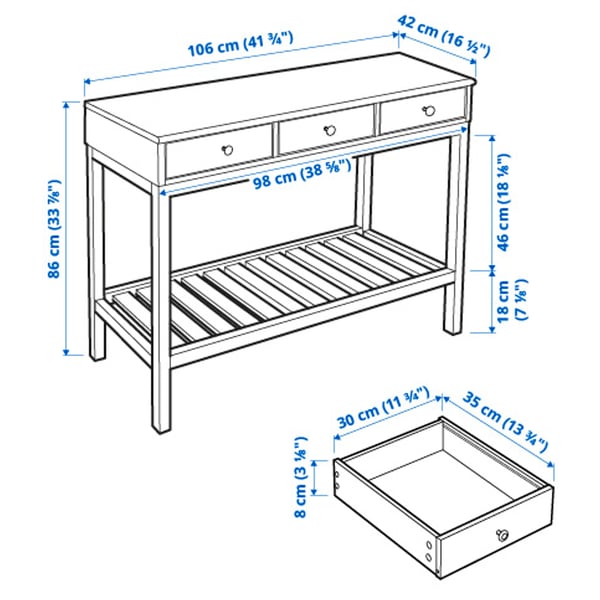 PANGET Console table , 106x42 cm