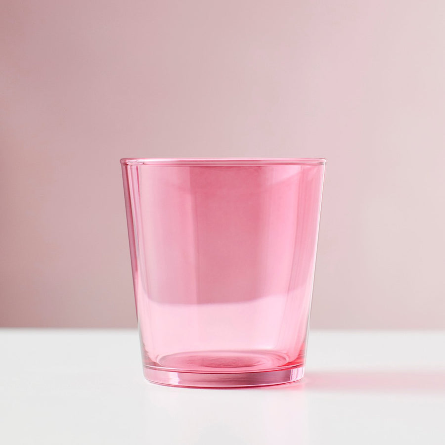 PAPPERSBJÖRK glass, mixed colours, 30 cl, 4 pack