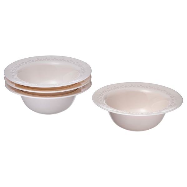 PARADISISK bowl, off-white, 16 cm, 4 pack