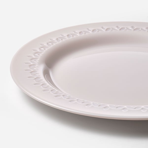 PARADISISK plate, off-white, 26 cm, 4 pack