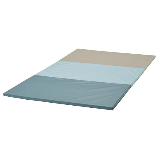 PASSBIT folding gym mat, blue, 120x225 cm