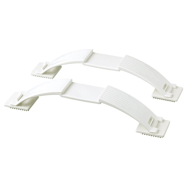 PATRULL door stop, white, 23x4 cm, 2 pack
