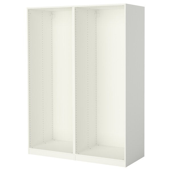 PAX - 2 wardrobe frames, white,150x58x201 cm