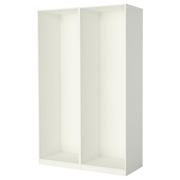 PAX - 2 wardrobe frames, white,150x58x236 cm