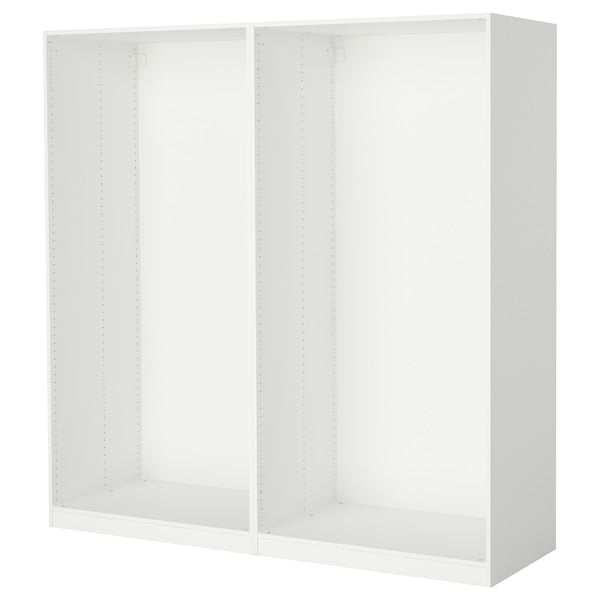 PAX - 2 wardrobe frames, white,200x58x201 cm