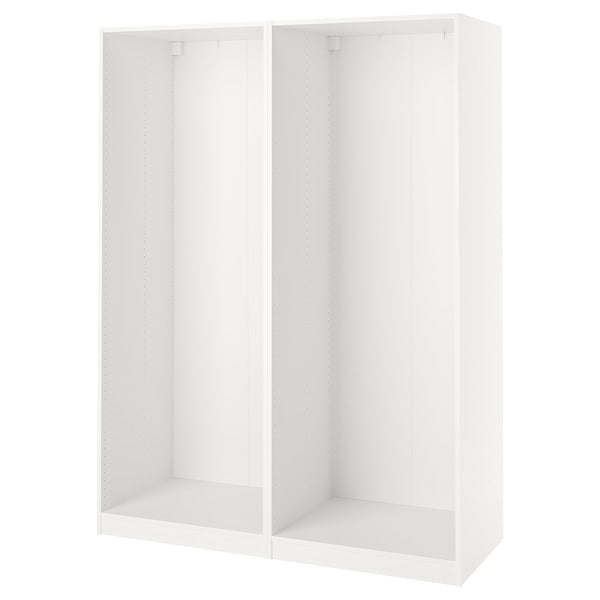 PAX - 2 wardrobe frames, white,150x58x201 cm