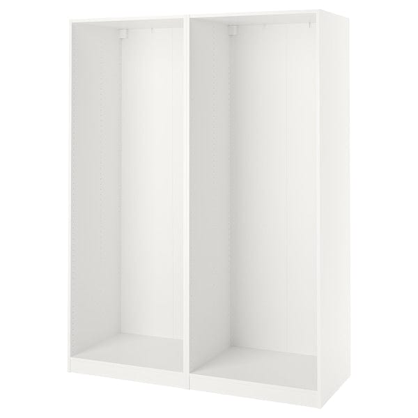 Ikea PAX - 2 wardrobe frames, white,150x58x201 cm