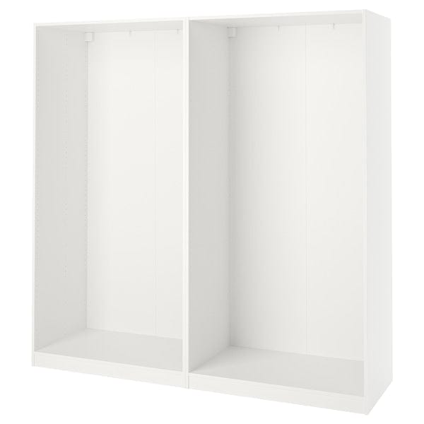 Ikea PAX - 2 wardrobe frames, white,200x58x236 cm