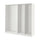 PAX - 3 wardrobe frames, white,200x58x201 cm