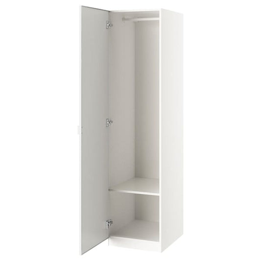 Ikea PAX / ÅHEIM - Wardrobe combination, white/glass mirror,50x60x201 cm