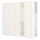PAX / BERGSBO wardrobe combination, white white/white, 255x60x236 cm