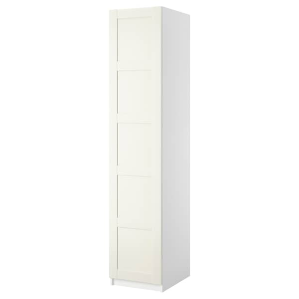 PAX / BERGSBO - Wardrobe combination, white/white,50x60x236 cm