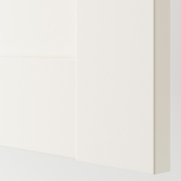 PAX / BERGSBO - Wardrobe combination, white/white,150x66x236 cm